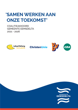 4. Coalitieakkoord Gemeente Eemsdelta 2021-2026.Pdf