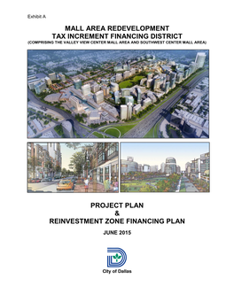 Mall Area Redevelopment Tax Increment Financing District Project Plan & Reinvestment Zone Financing Plan
