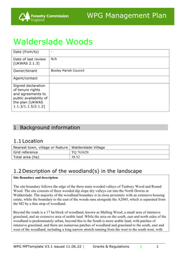 Walderslade Woods