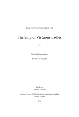 The Ship of Virtuous Ladies