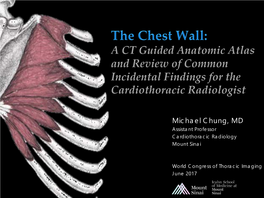 Thoracic Radiology Mount Sinai