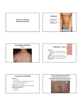 Folliculitis