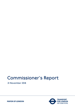 Commissioner's Report