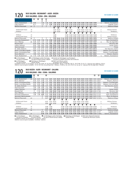 Auer - Bozen 05.10.2020-12.12.2020 120 Bus Salorno - Egna - Ora - Bolzano