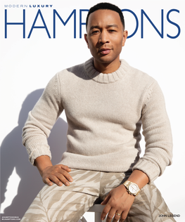 JOHN LEGEND @HAMPTONSMAG MLHAMPTONS.COM Jacket and Shirt by Prada