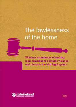 Safe Ireland the Lawlessness of the Home
