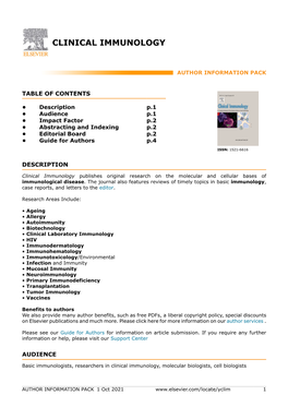 Clinical Immunology