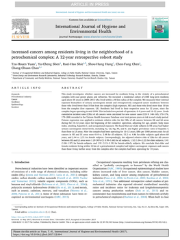 Increased Cancers Among Residents Living in the Neighborhood of a Petrochemical Complex: a 12-Year Retrospective Cohort Study