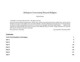 Dialogues Concerning Natural Religion