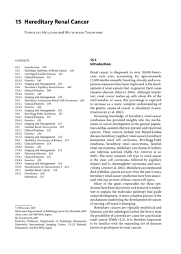 15 Hereditary Renal Cancer