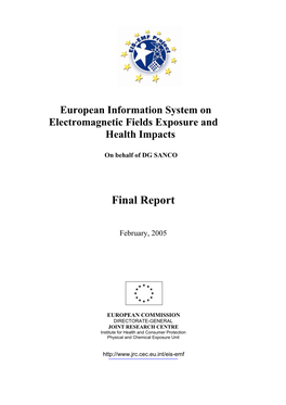 European Information System on Electromagnetic Fields Exposure and Health Impacts