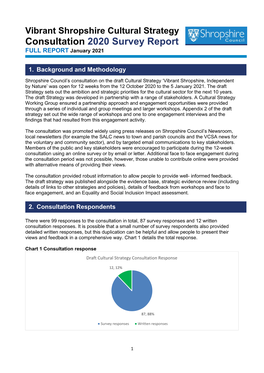 Consultation 2020 Survey Report FULL REPORT January 2021