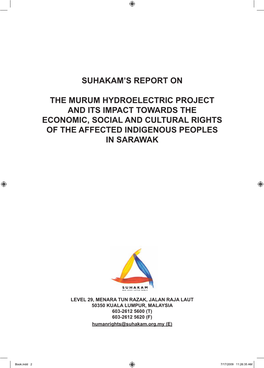 Suhakam's Report on the Murum Hydroelectric