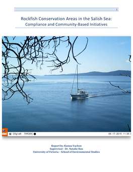 Rockfish Conservation Areas in the Salish Sea: Compliance and Community-Based Initiatives