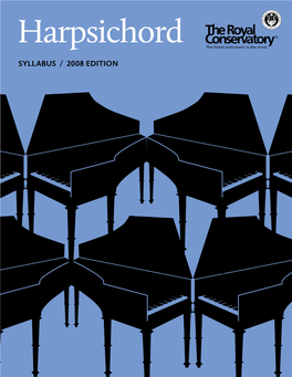 Harpsichord Syllabus / 2008 Edition