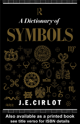 A DICTIONARY of SYMBOLS, Second Edition