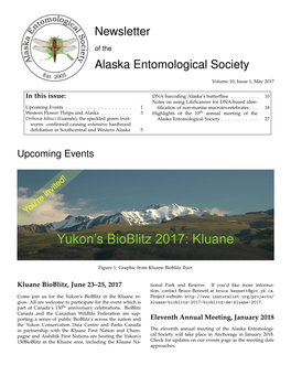 Newsletter Alaska Entomological Society