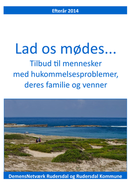 Lad Os Mødes... Tilbud Til Mennesker Med Hukommelsesproblemer, Deres Familie Og Venner