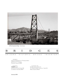 Arizona Historic Bridge Inventory