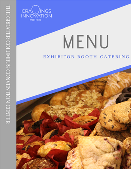 Exhibitor Catering Menu