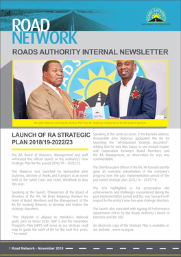 Road Network Roads Authority Internal Newsletter