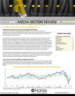 Noble Media Newsletter Q1 2020