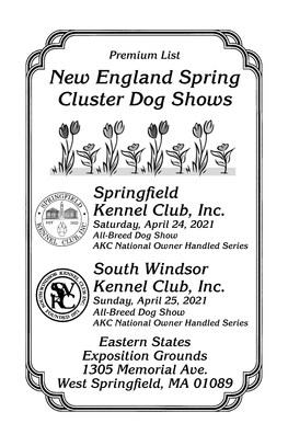 New England Spring Cluster Dog Shows