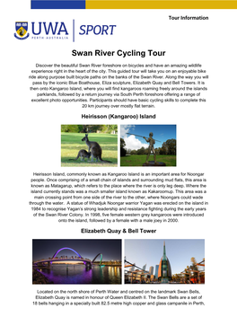 Swan River Cycling Tour