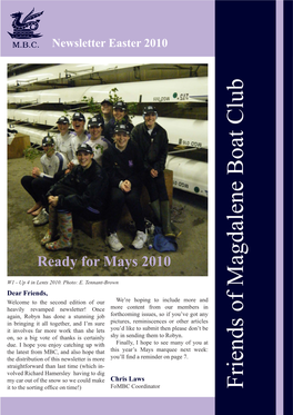 Fombc Summer 2010 Newsletter.Indd