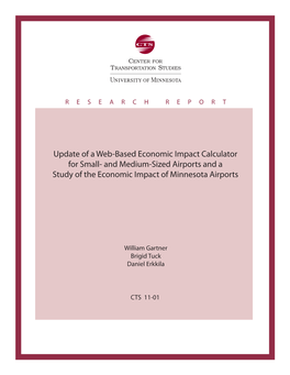 Economic Impact of Minnesota's Airports