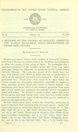 Proceedings of the United States National Museum