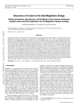 Discovery of O Stars in the Tidal Magellanic Bridge: Stellar