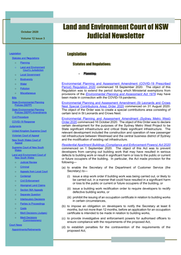 LEC Judicial Newsletter Volume 12 Issue 3 October 2020