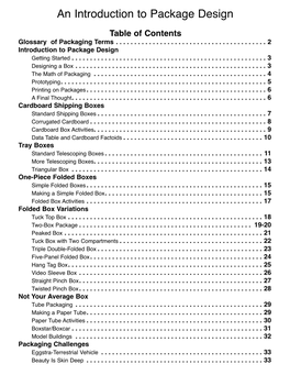 An Introduction to Package Design