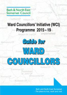 Ward Councillors' Initiative (WCI) Programme 2015