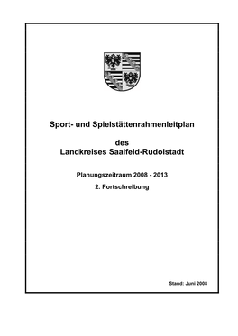 Planungszeitraum 2008 - 2013