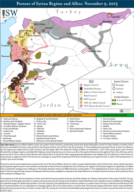 Regime and Allies: November 9, 2015