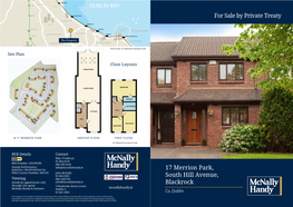 Mcnally Handy Brochure- 17 Merrion Park South Hill Avenue