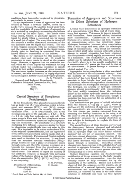 Crystal Structure of Phosphorus Pentabromide