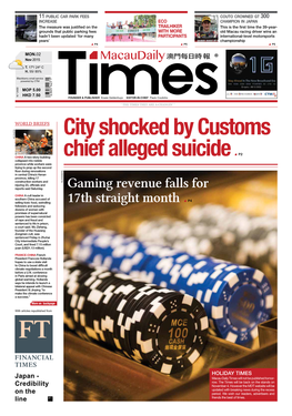 City Shocked by Customs Chief Alleged Suicide P2