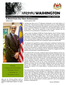 HARIMAU WASHINGTON Embassy of Malaysia in Washington D.C