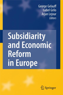 Subsidiarity and Economic Reform in Europe, English, Pdf, 294.8 KB