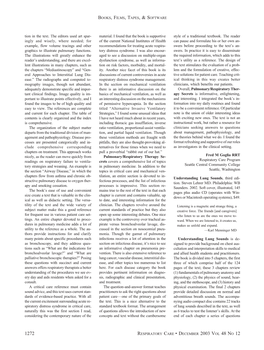 Understanding Lung Sounds, Third Edi- Structive Pulmonary Disease to Oxygen Ther- Fectious Processes, and the List of Infectious Tion