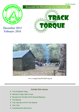 Track Torque “Responsible Four Wheel Driving and Family Touring”