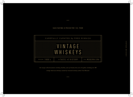 Vintage Whiskey Menu (Pdf)