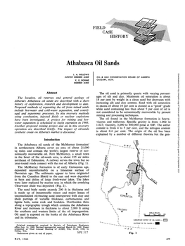 Athabasca Oil Sands Downloaded from by Guest on 29 September 2021 L