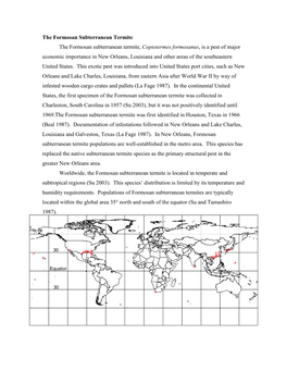 The Formosan Subterranean Termite