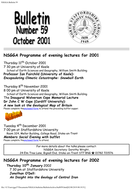 NSGGA Bulletin 59