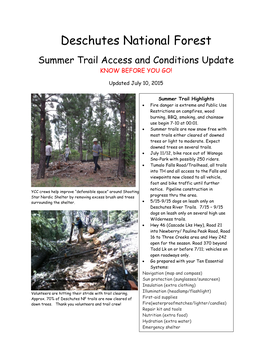 Deschutes National Forest