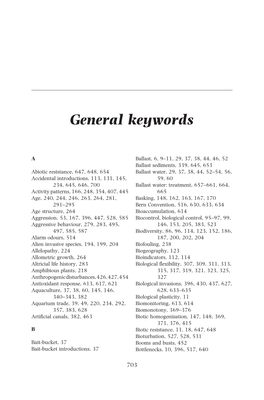 General Keywords